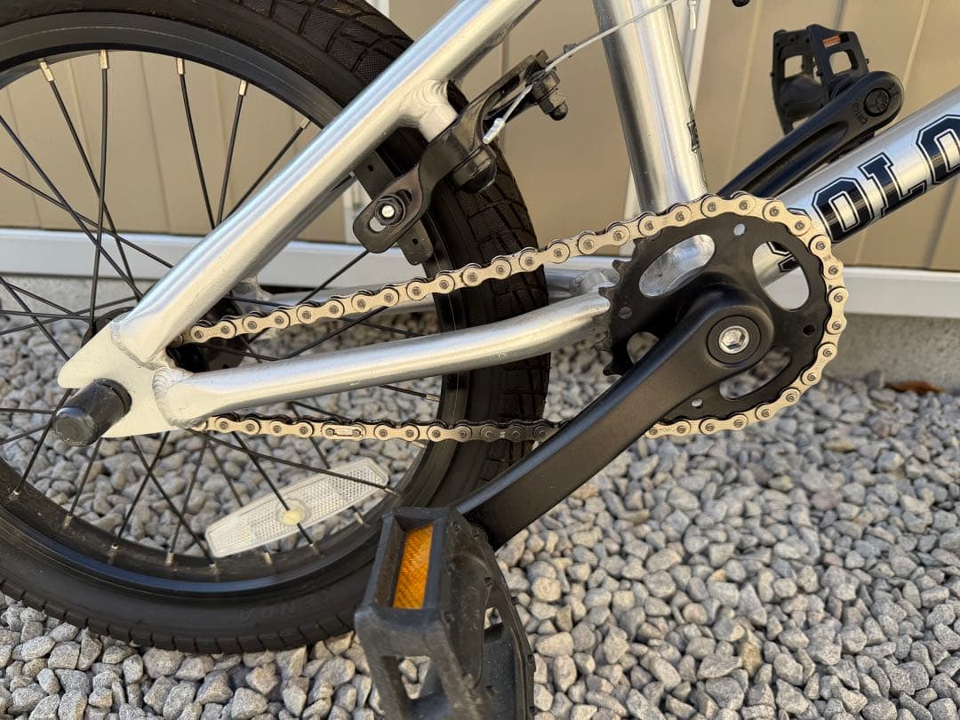 DURCUS ONE SOLO 16 POLISH BMXバイク シルバー