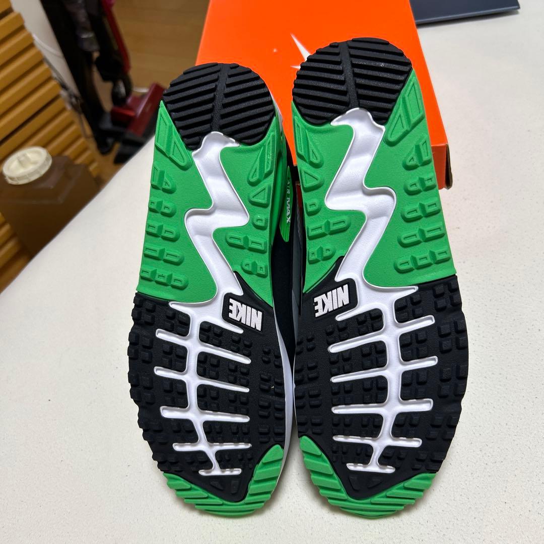 希少Nike Air Max 90g グレー/グリーン スニーカー