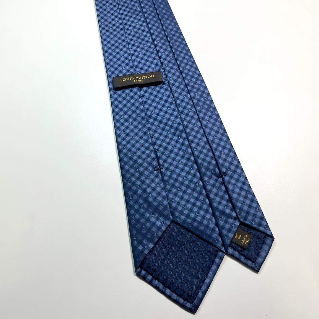 ✨極美品✨LOUIS VUITTON ルイヴィトン　ネクタイ　LV ブロックス