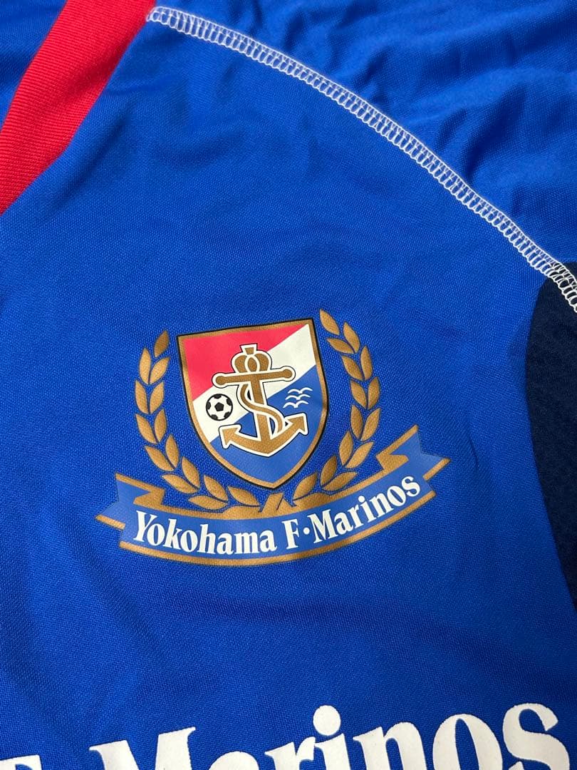 横浜 F・マリノス　サッカーシャツ　#11 ブルー　坂田大輔　Sサイズ