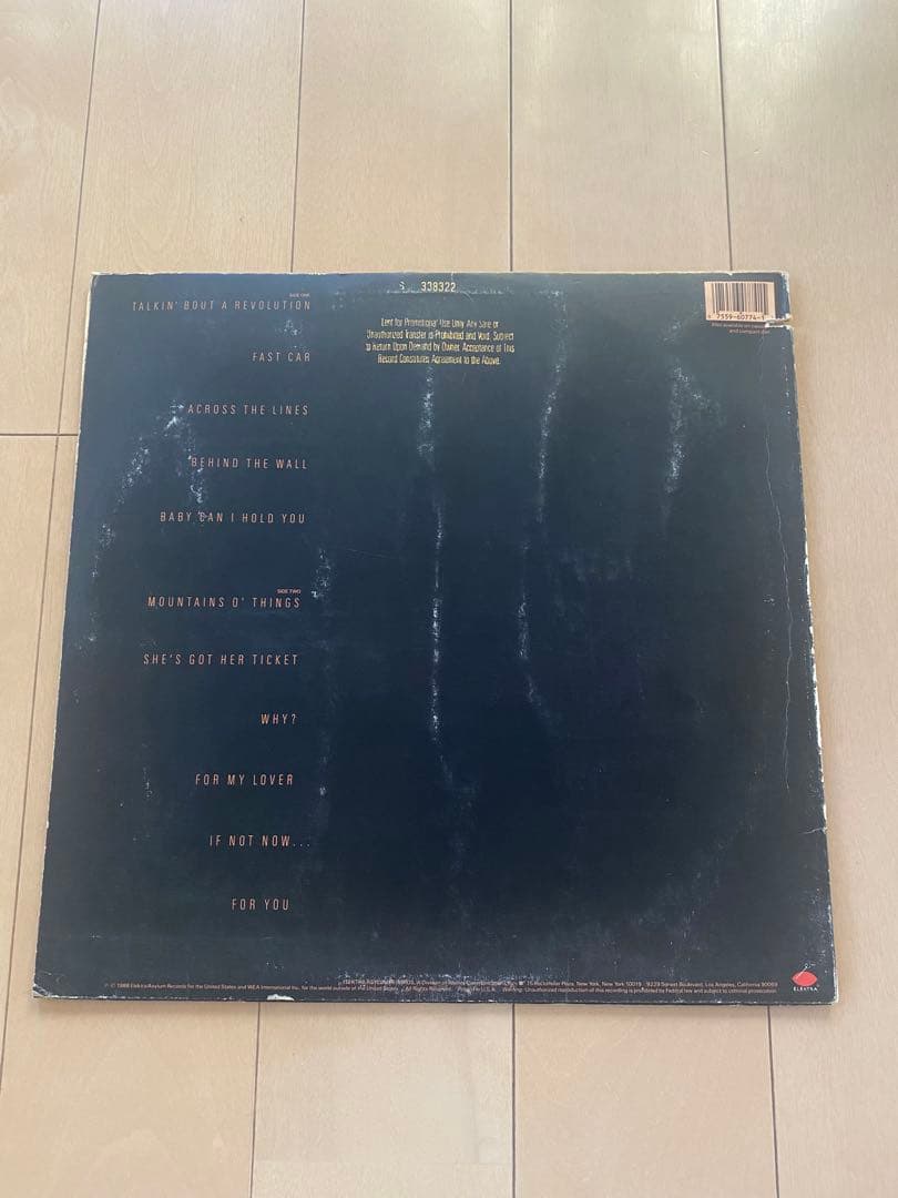 Tracy Chapman 1st LPレコード　US盤　1988年