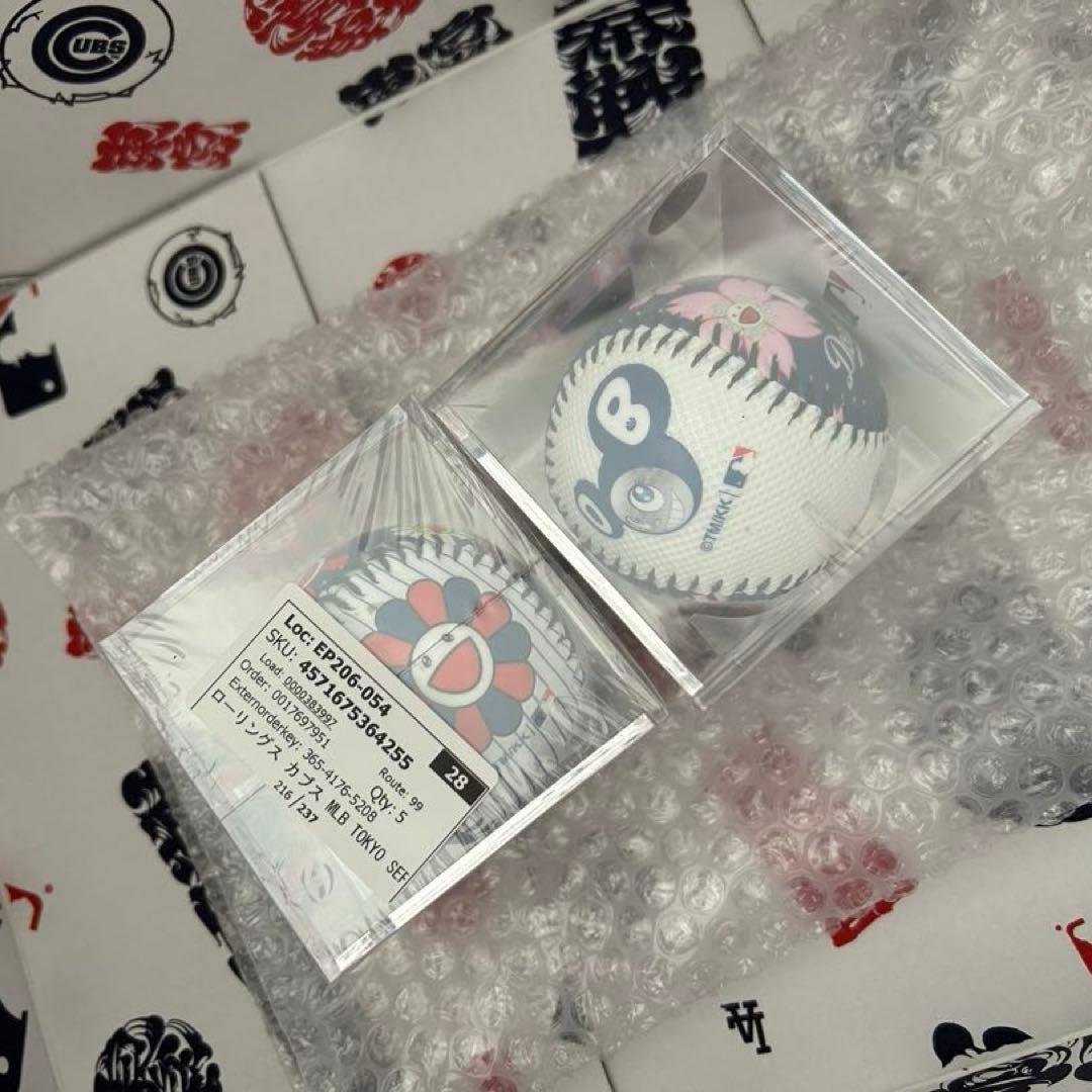 新品　記念ボール　ドジャース&カブス MLB TOKYO SERIES 村上隆