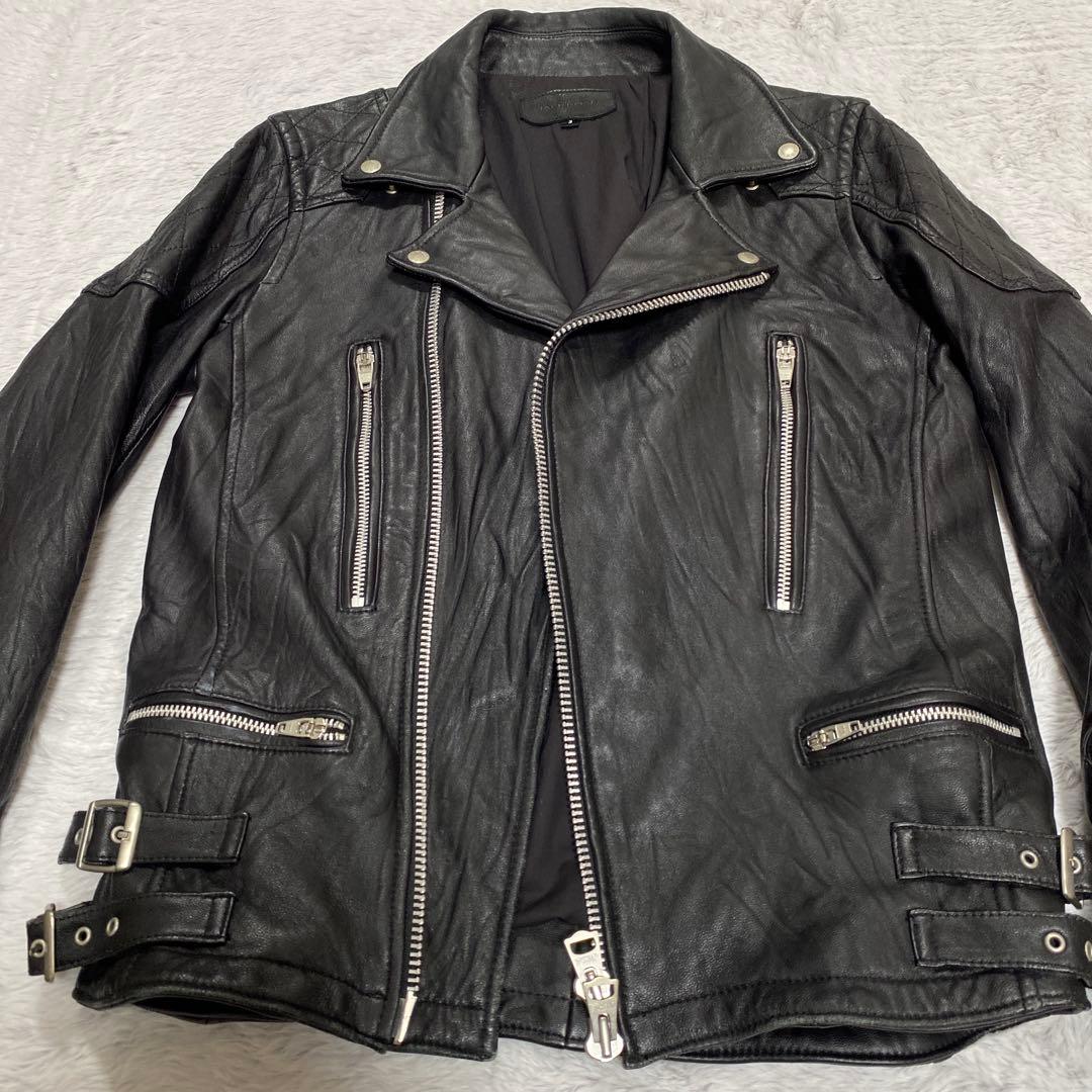 ジャケット・アウター Jackrose 00s lamb leather riders jacket