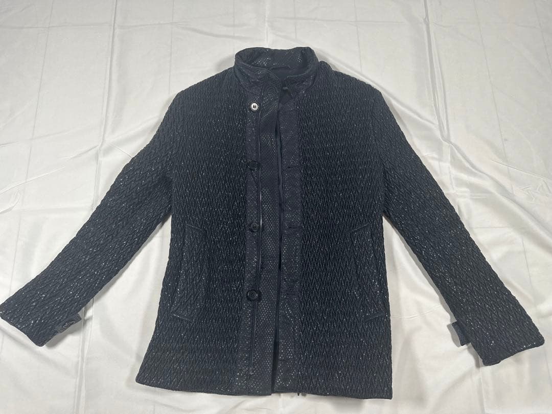 GIORGIO ARMANI ラムレザー　ジャケット