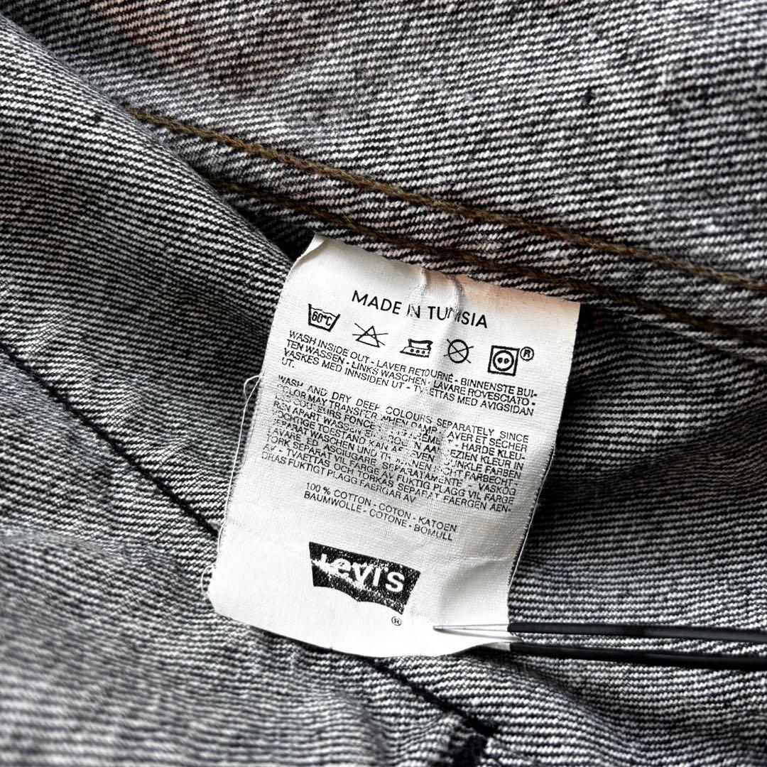 先染め Levi’s 70503 ブラック L#716