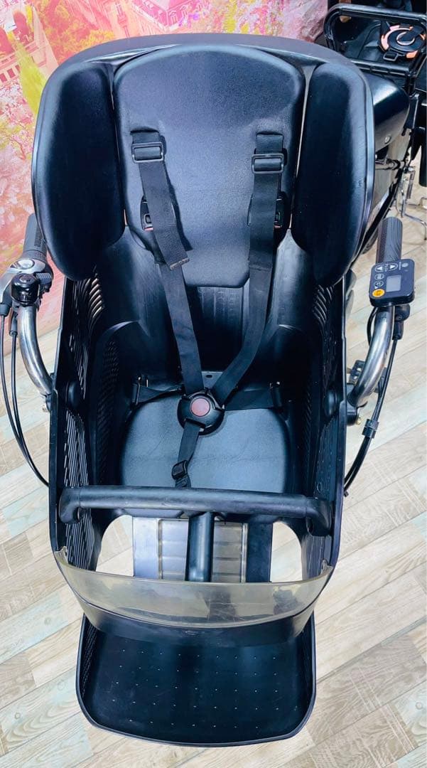 K1980 電動自転車パナソニック子供乗せ 20インチ 8Ah ブラック