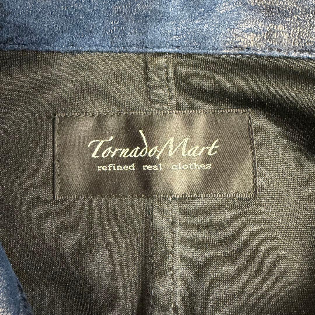 美品　TORNADOMART 紺色 ライダース ジャケット トルネードマート