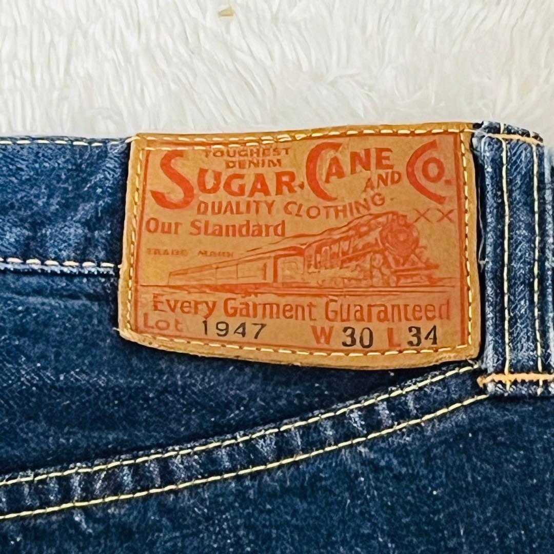 美品 SUGAR CANE 1947 W30 L34 シュガーケーン 濃紺 赤耳