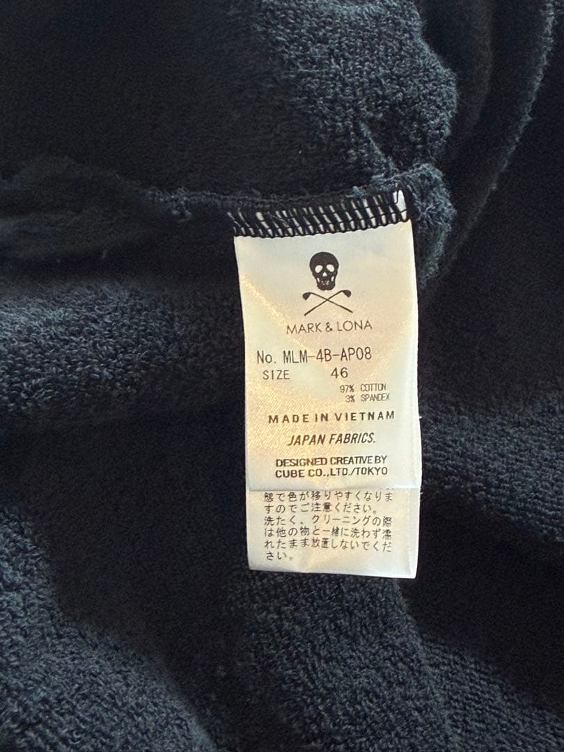 美品 ★ MARK&LONA セットアップ ポロシャツ ショーツ 黒 正規品