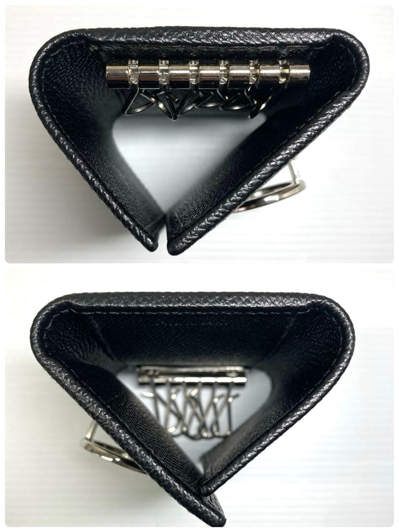 美品　BVLGARI ブルガリ　ビーゼロワン　6連キーケース　ブラック　箱付き