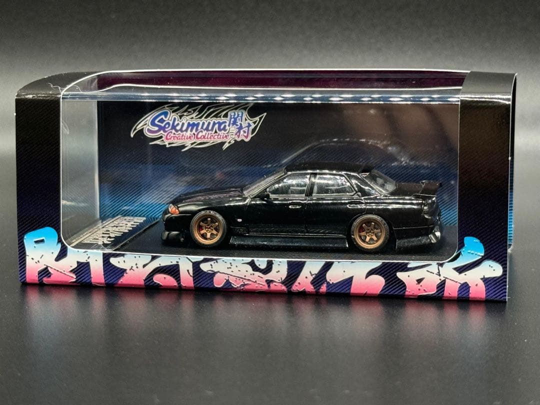 1/64 改Nissan Skyline R32 BN 風 TE37 関村