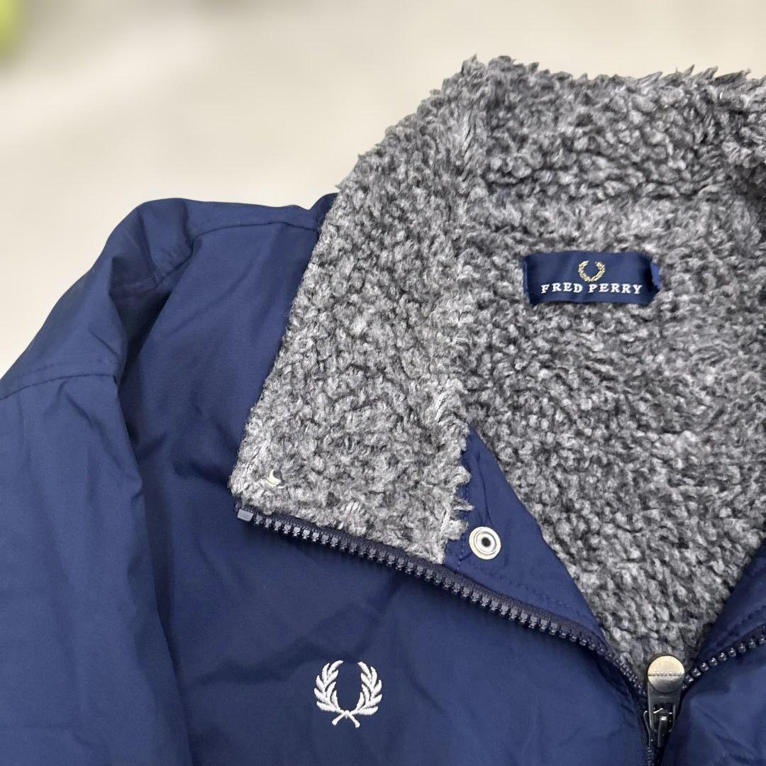 FRED PERRY ネイビー ベンチコート　MENSのS 美品