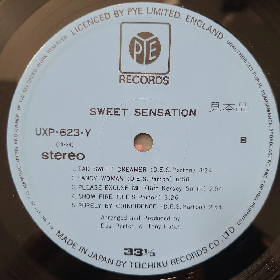 ★プロモ初回プレスＪＰＮオリジナル盤★ SWEET SENSATION