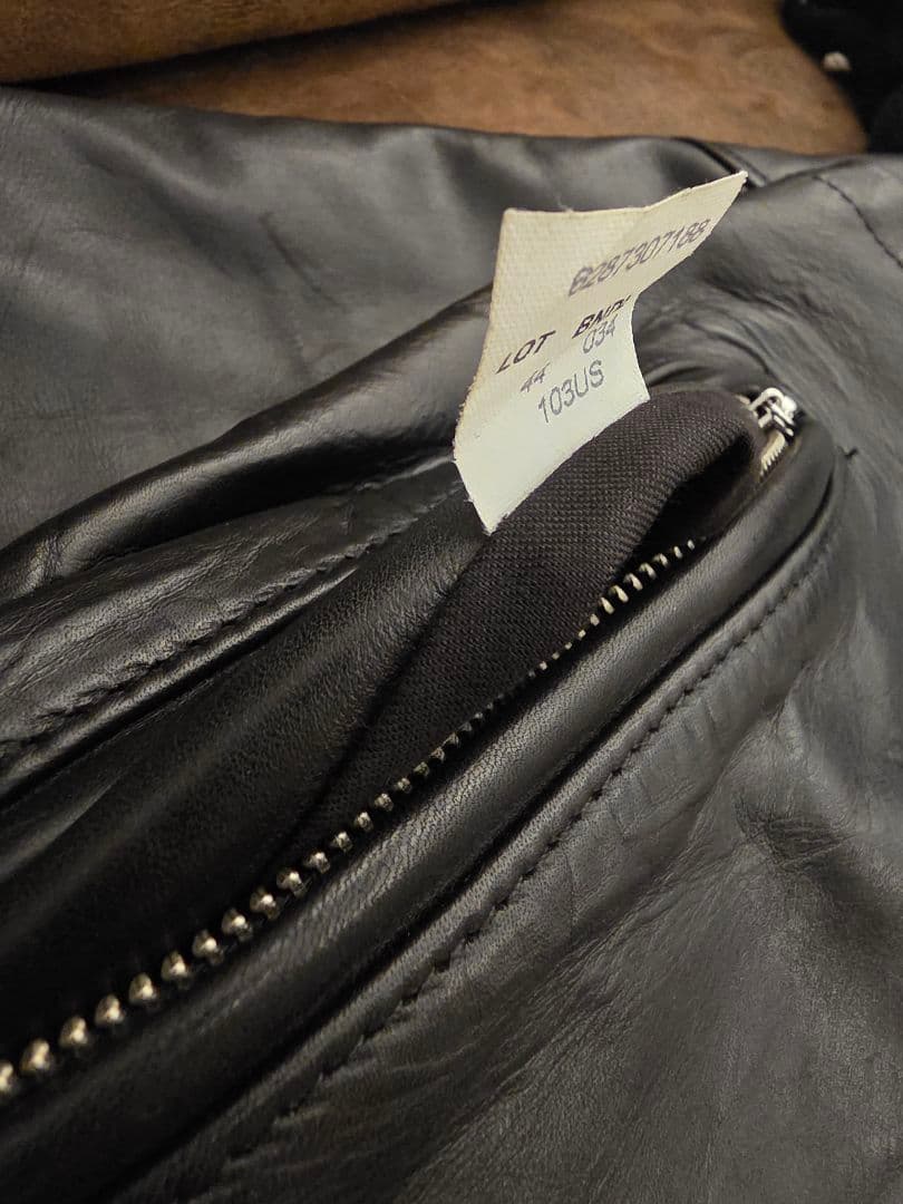 美品　schott 103US レザージャケット　シングルライダース　44