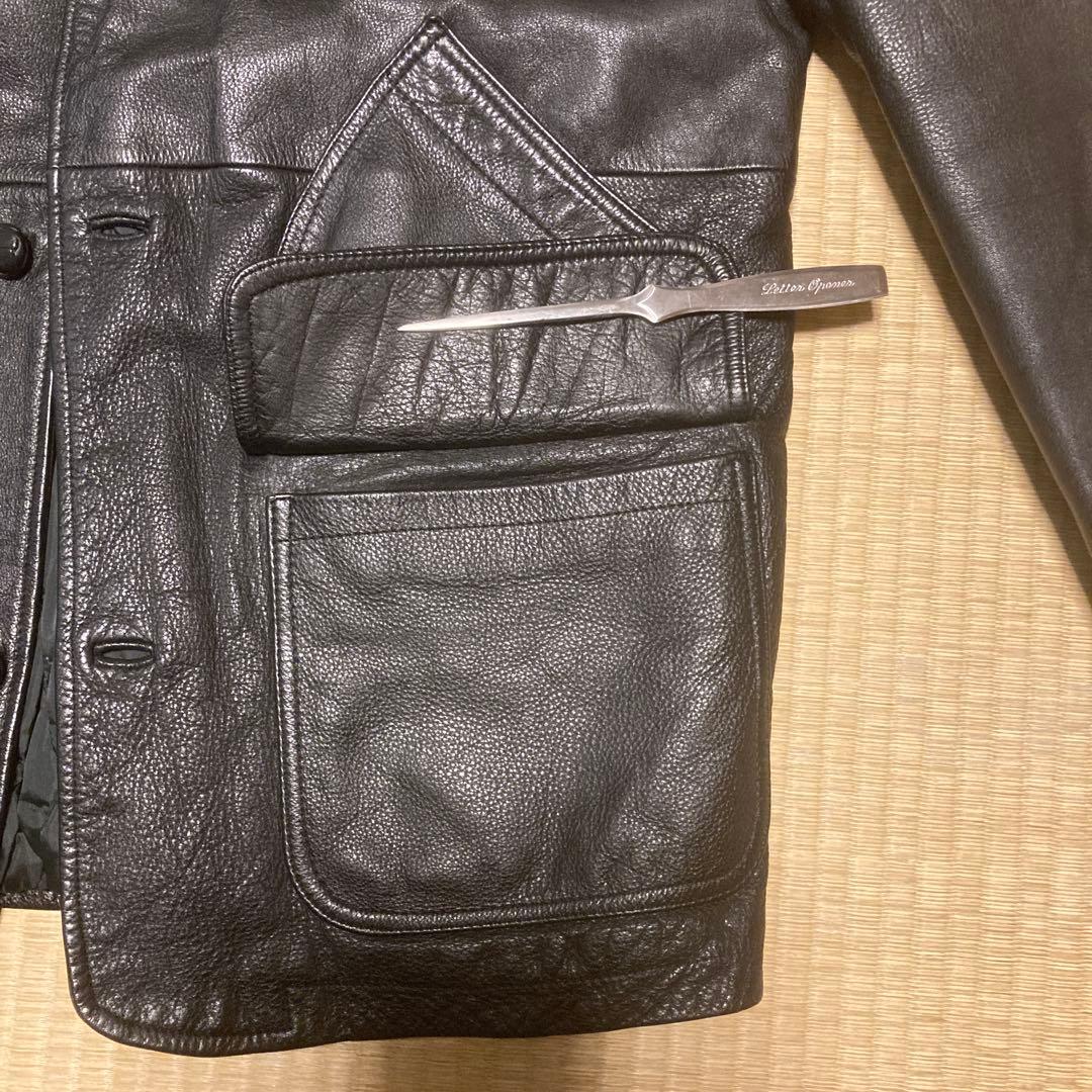 美品　SCENE FROM VAN レーザージャケット