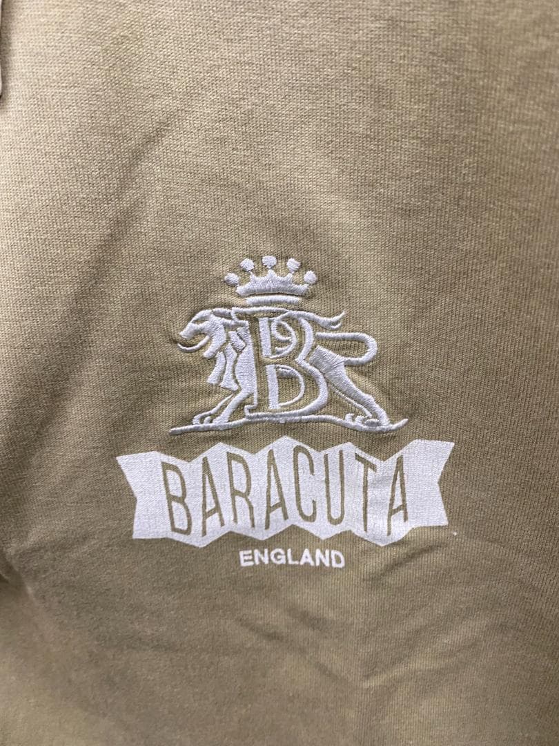 Baracuta ベージュ 長袖ポロシャツ 42