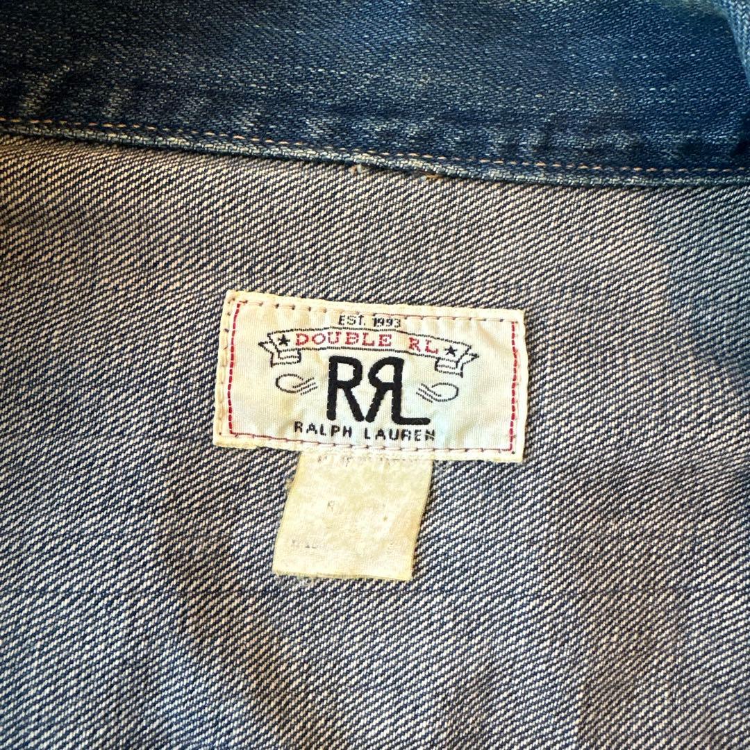RRL デニムジャケット 古着 シンチバック付 ダブルアールエルラルフローレン