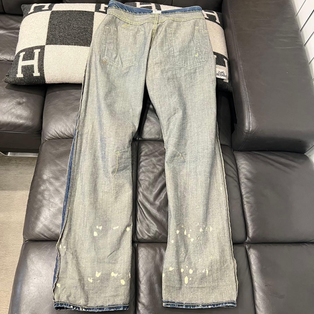 ⭐️Prps⭐️紫製品 ヒゲ ハチノス ヴィンテージ ダメージ加工　デニム W３０