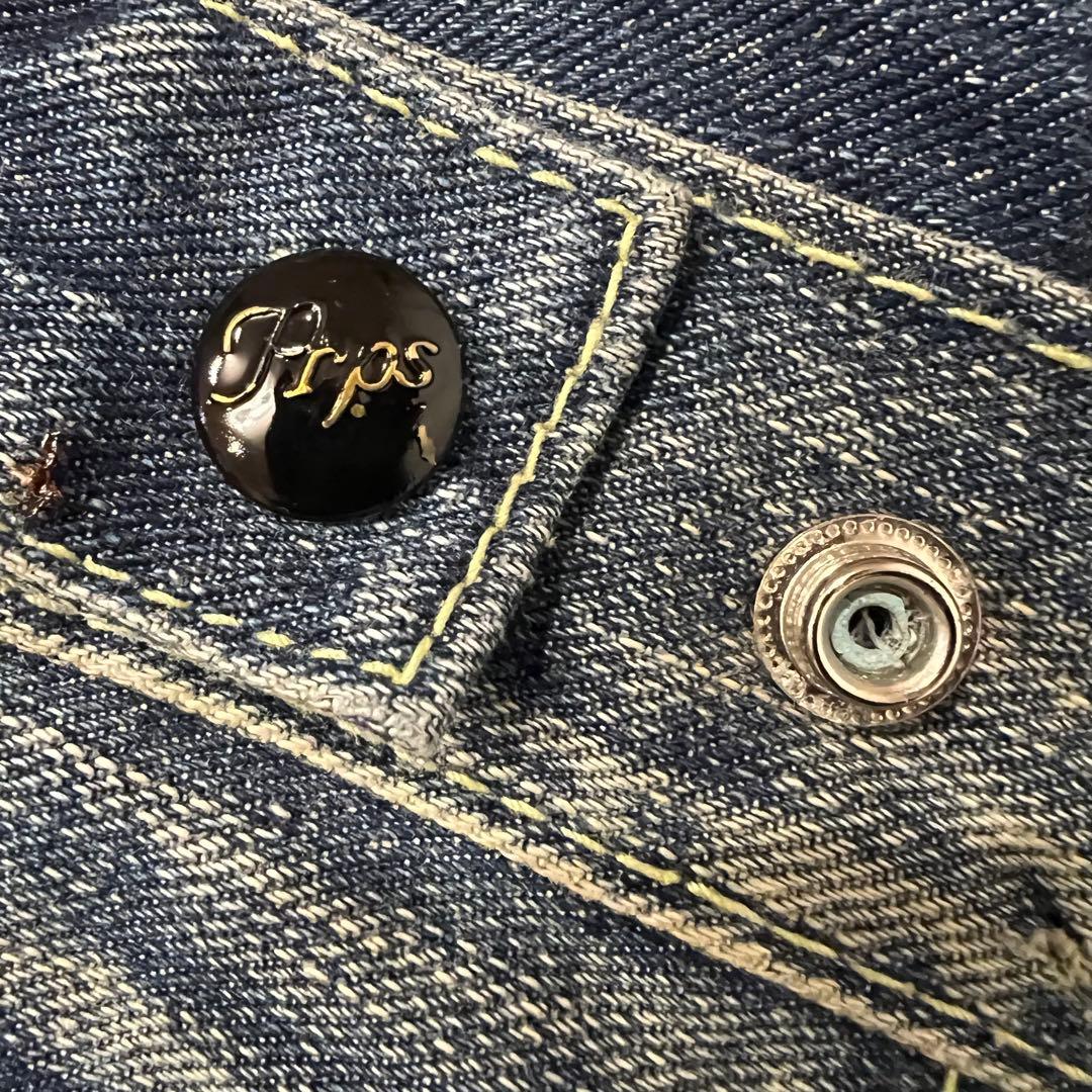 ⭐️Prps⭐️紫製品 ヒゲ ハチノス ヴィンテージ ダメージ加工　デニム W３０