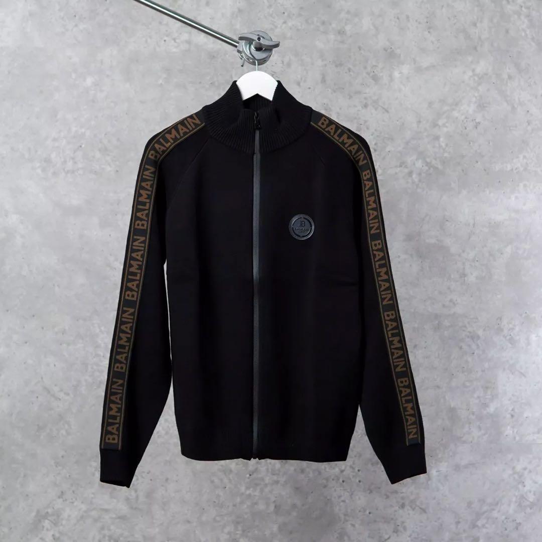 バルマン BALMAIN ニットジャケット ブラック サイズ感M相当 美品