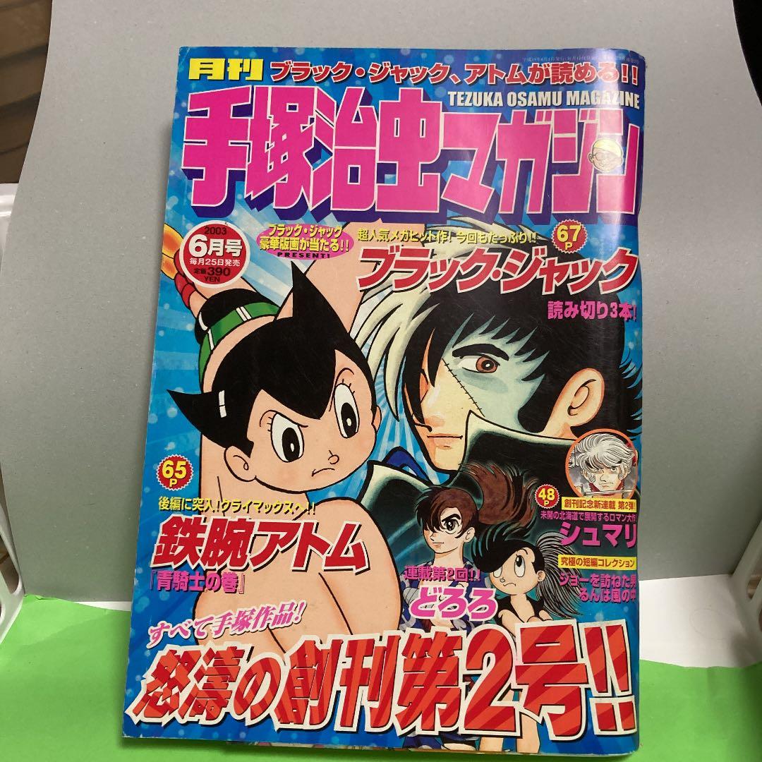 手塚治虫マガジン 雑誌セット（創刊号）２００３年５月号から２００３年１２月号ー