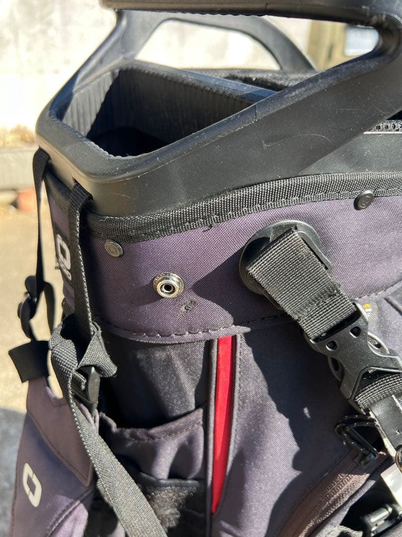 タイムセール 2月5日まで Ogio ブラック キャディバッグ　14分割