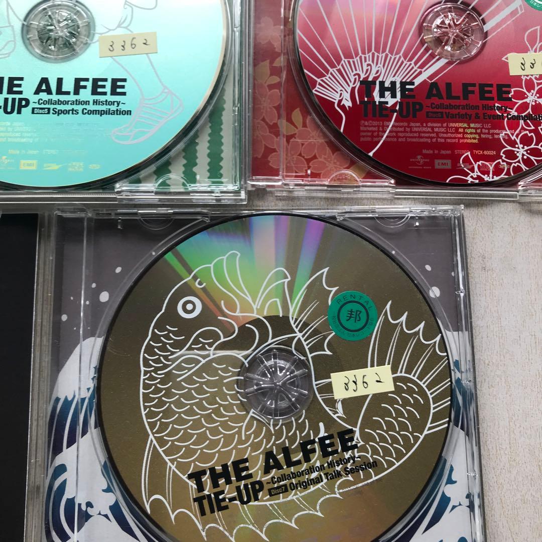ALFEE アルフィー TIEーUP 7枚組 BOX レンタル落ち