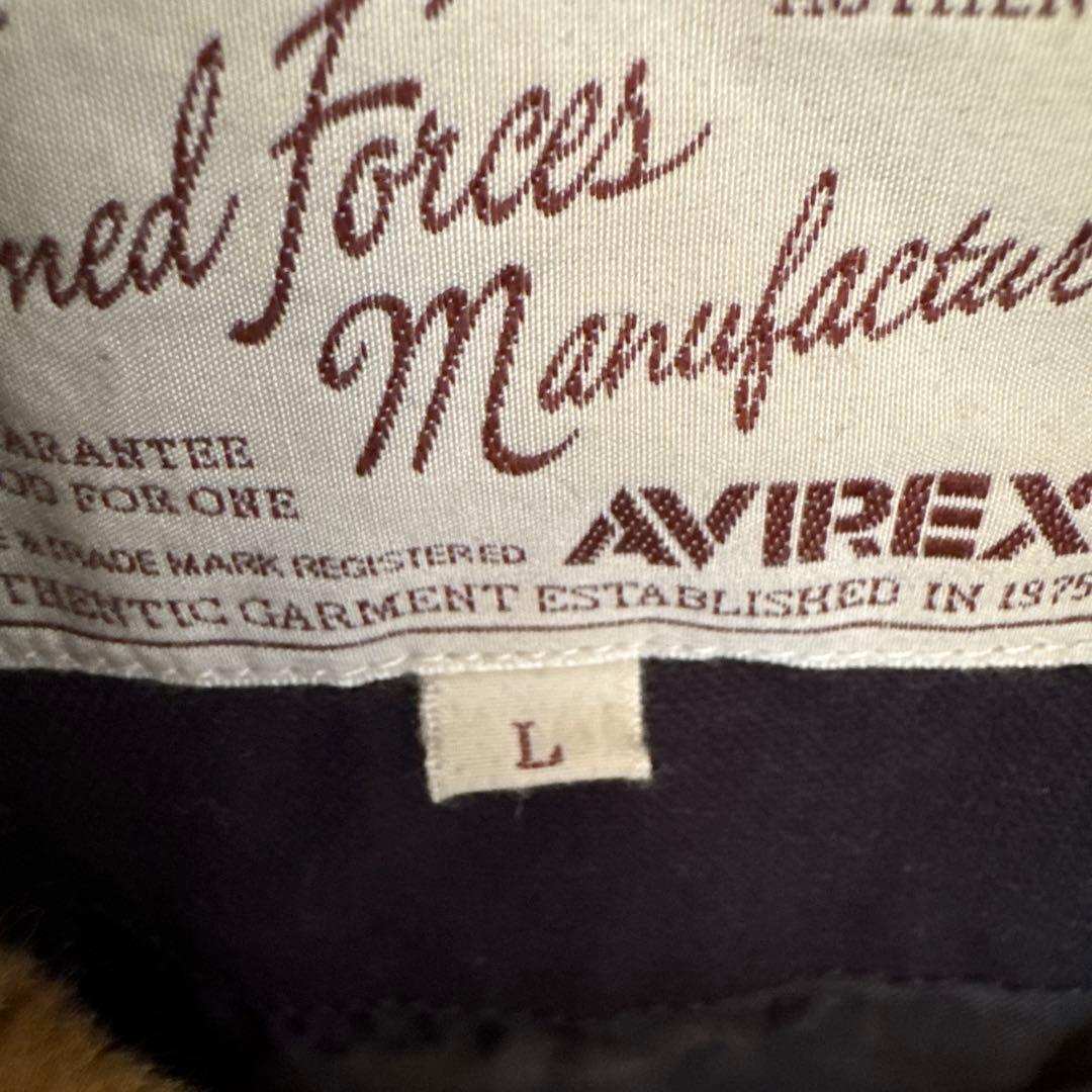 AVIREX U.S. AIR FORCE ボアジャケット フェイクファー