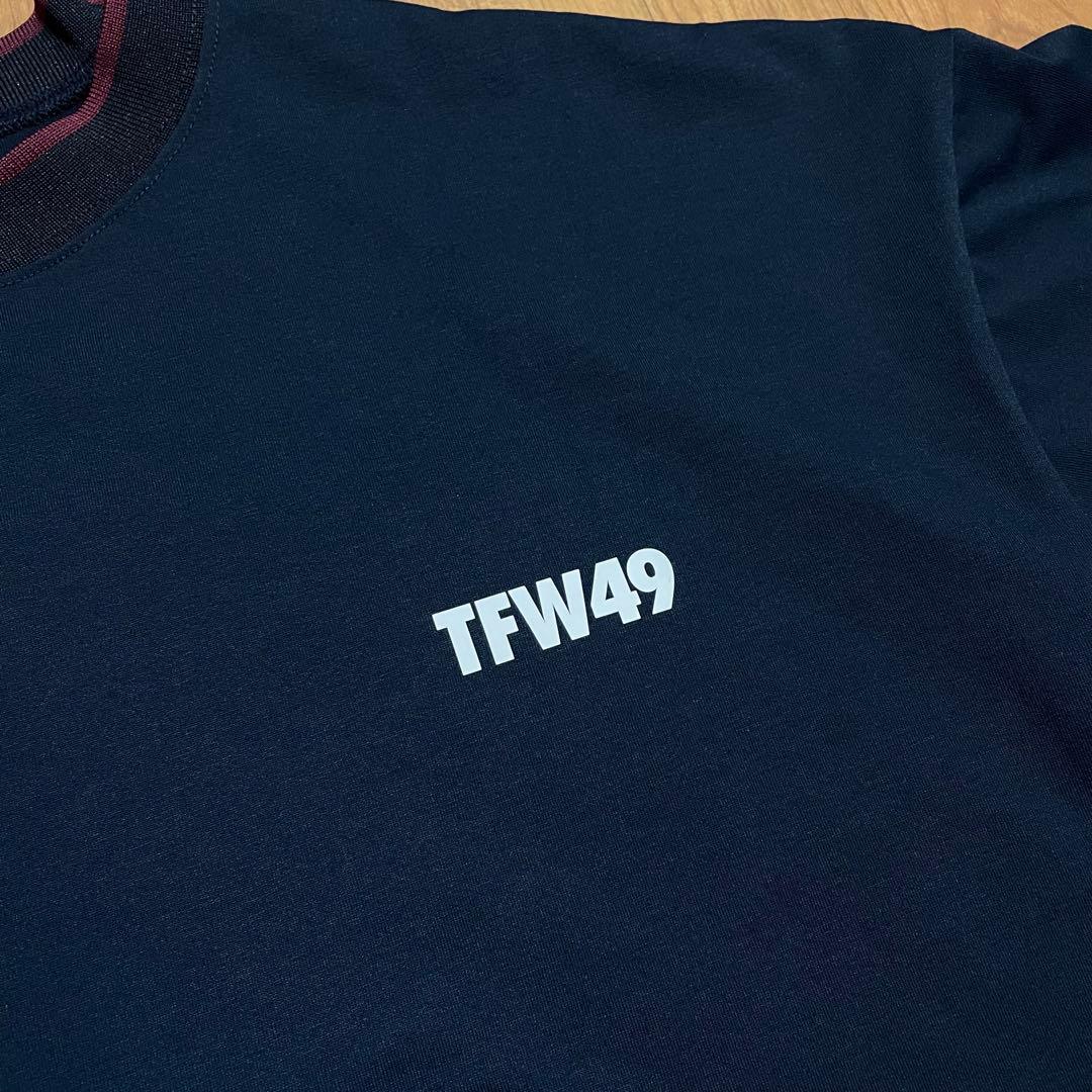 新品　2025モデル　TFW49 モックネック　Tシャツ ネイビー　XXLゴルフ