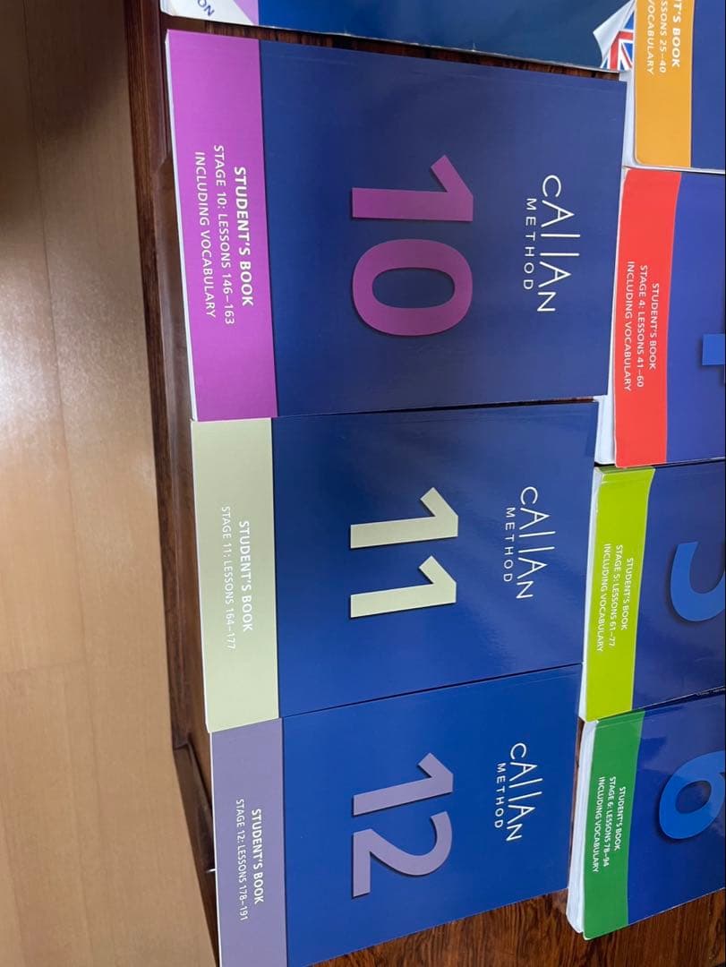 語学・辞書・学習参考書 Callan Method Student's Books 1-12