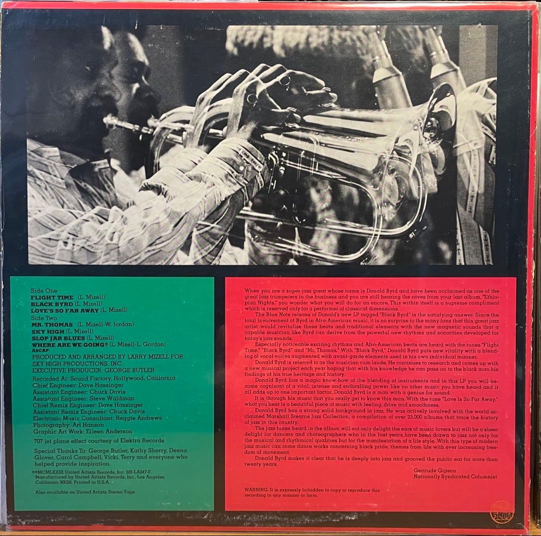 ジャズレコード Donald Byrd/Black Byrd