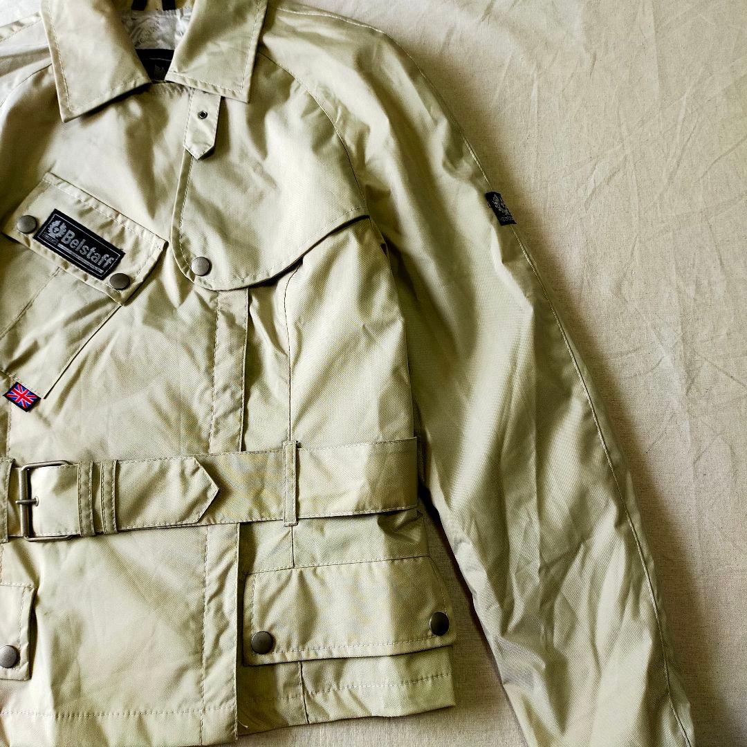 yocchi　古着　belstaff　ナイロンジャケット　ダブルライダース