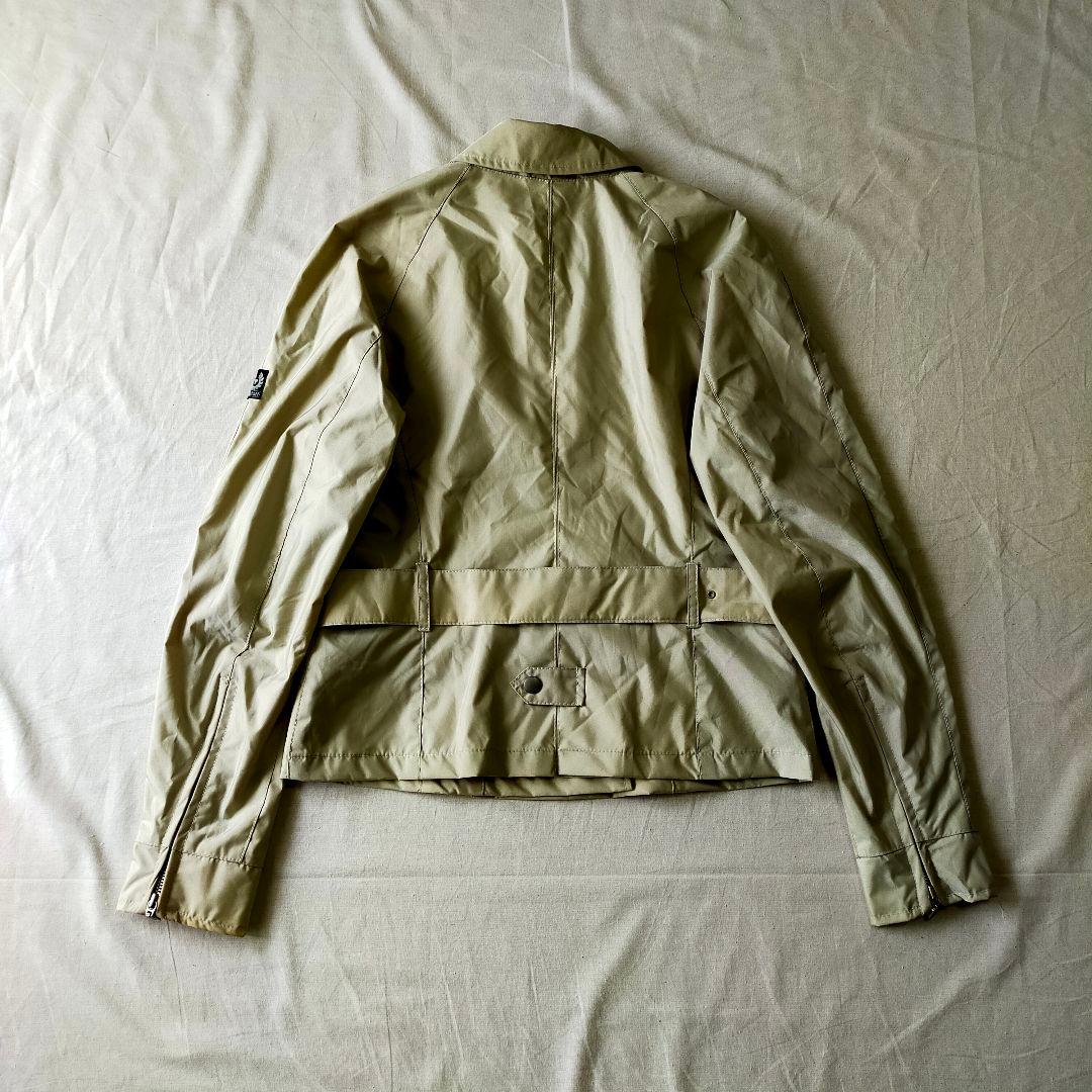 yocchi　古着　belstaff　ナイロンジャケット　ダブルライダース