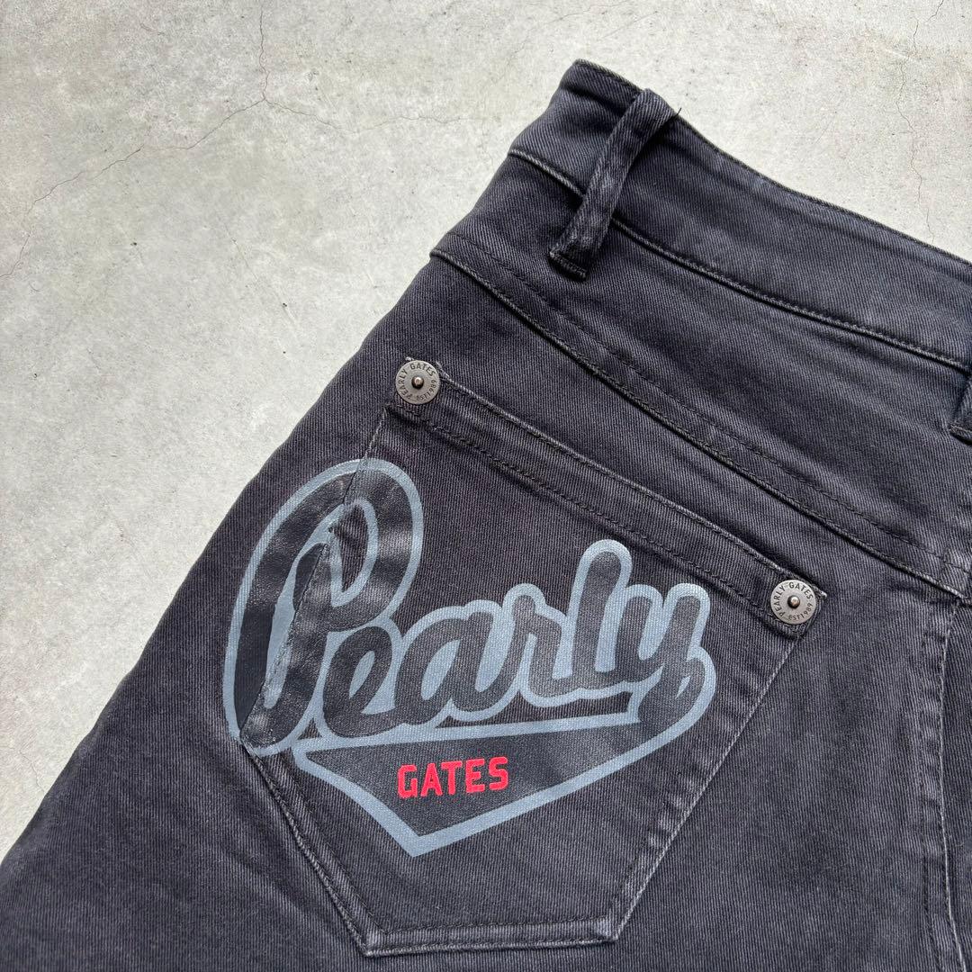 PEARLY GATES 蓄熱スカート ニコちゃん ワッペン レディース0