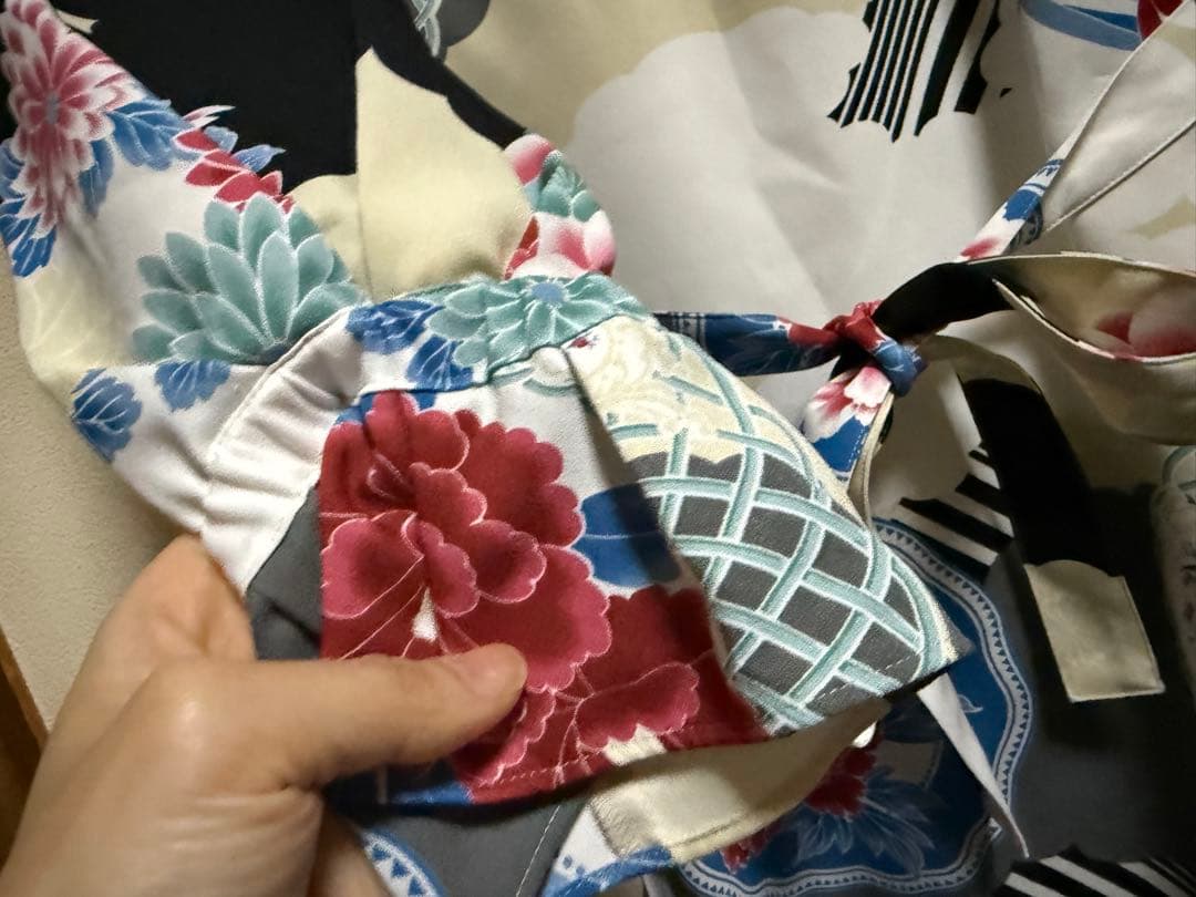 ふりふ着物のような和柄ワンピース和装