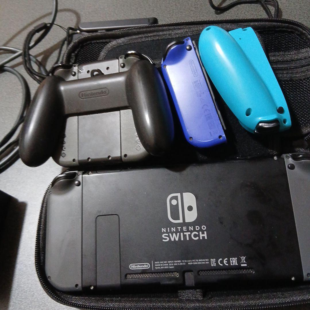 Nintendo Switch 本体、Joy-Con、ケース付き画面保護シール