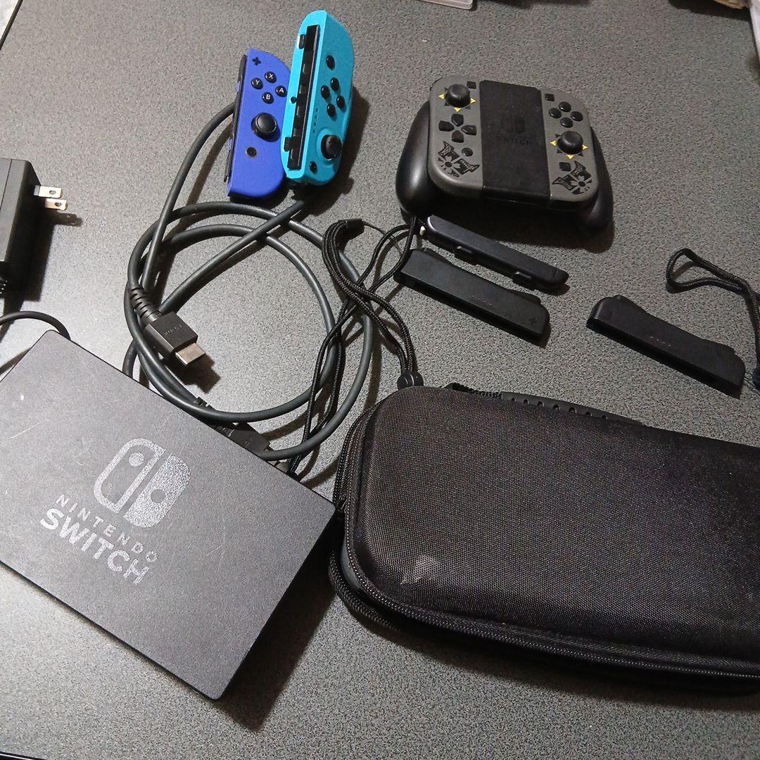 Nintendo Switch 本体、Joy-Con、ケース付き画面保護シール