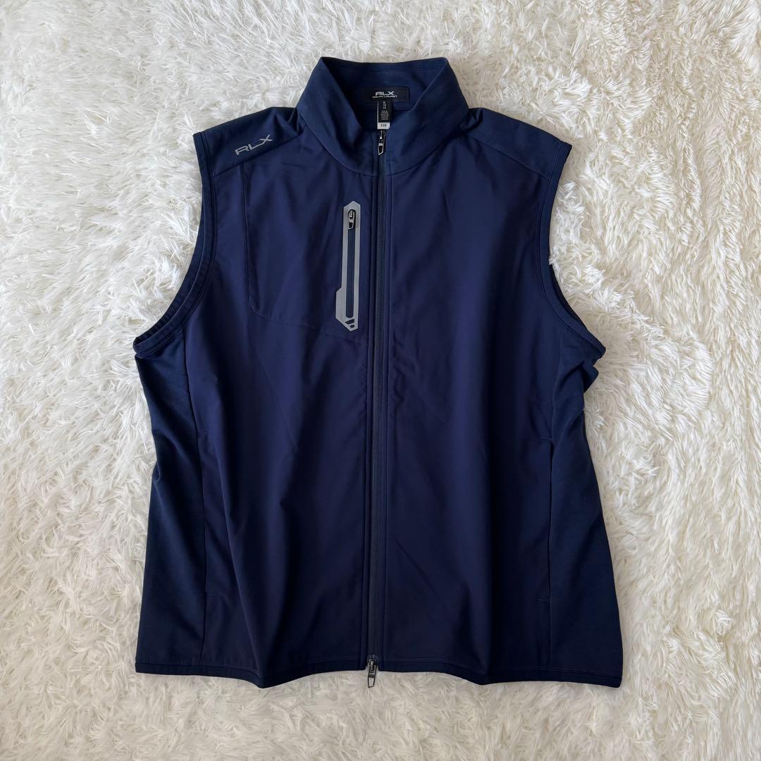 24年モデル✨RLX ラルフローレン ベスト メンズ XL 現行QRタグ 美品