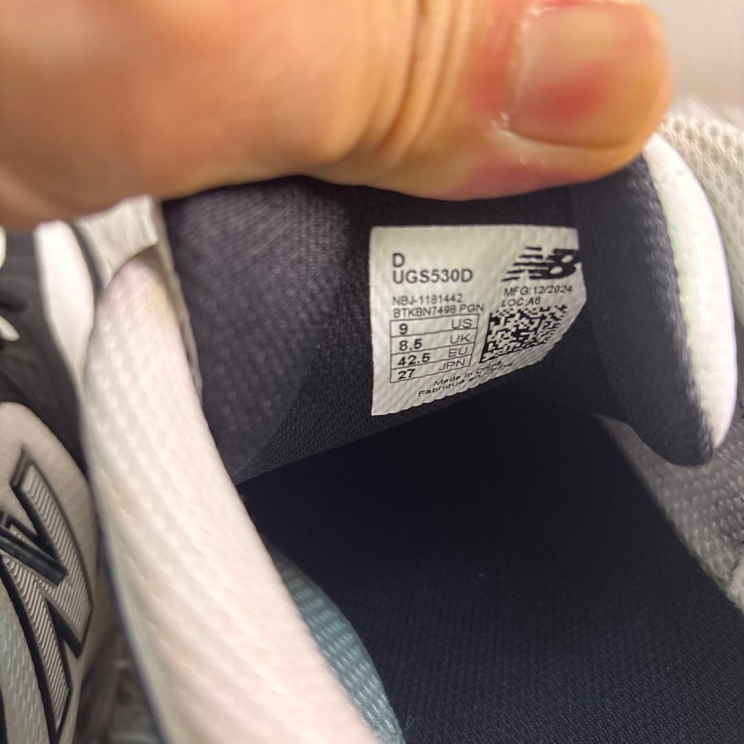 【美品】New Balance ゴルフシューズ 27㎝　ホワイト/ブラック
