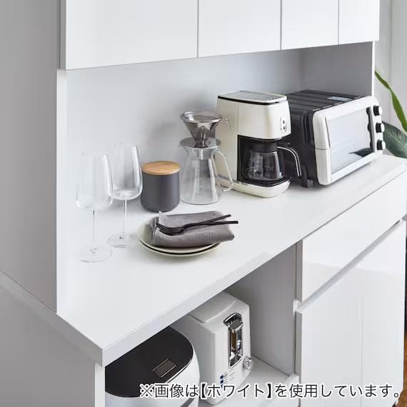 【3月上旬発送】ニトリ キッチンボード 食器棚 ホワイト（2025年購入・美品）