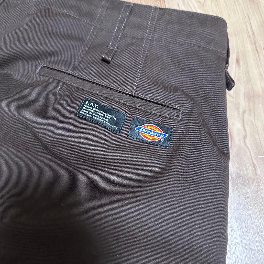 美品FAT×Dickies BIGGIESエフエーティーワイドパンツ