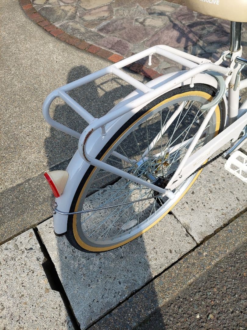美品⭐子供用女の子　自転車　24インチ　オリーブデオリーブ　京都北部引き取り