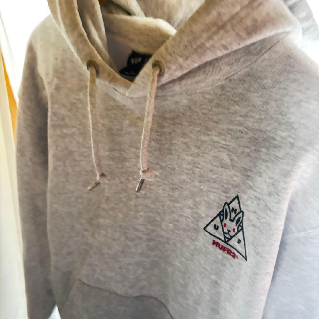 HUF×FR2 フーディ　Lサイズ　ハフ　エフアールツー　パーカー　グレー