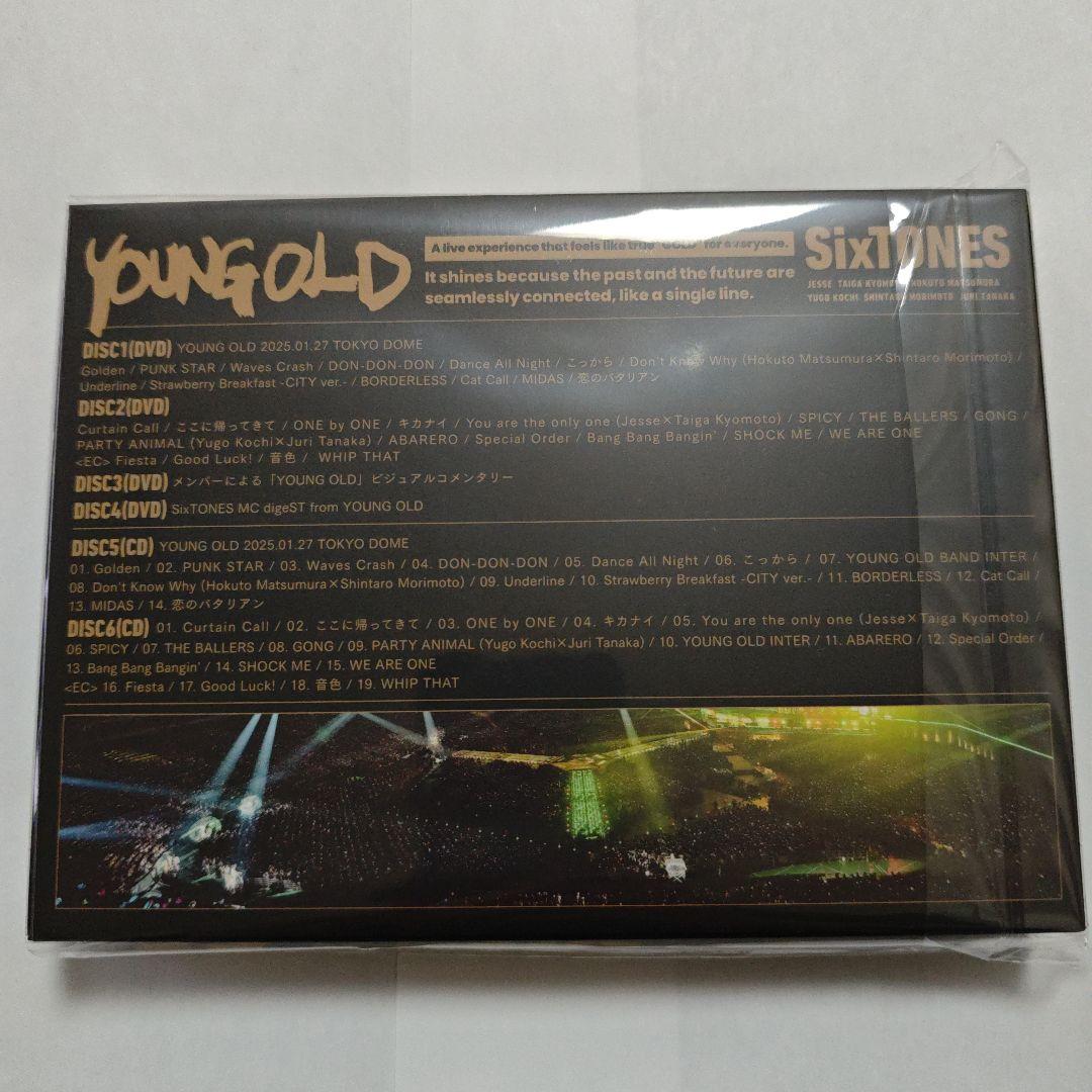 SixTONES YOUNGOLD 初回盤 4枚組 DVD ストーンズ