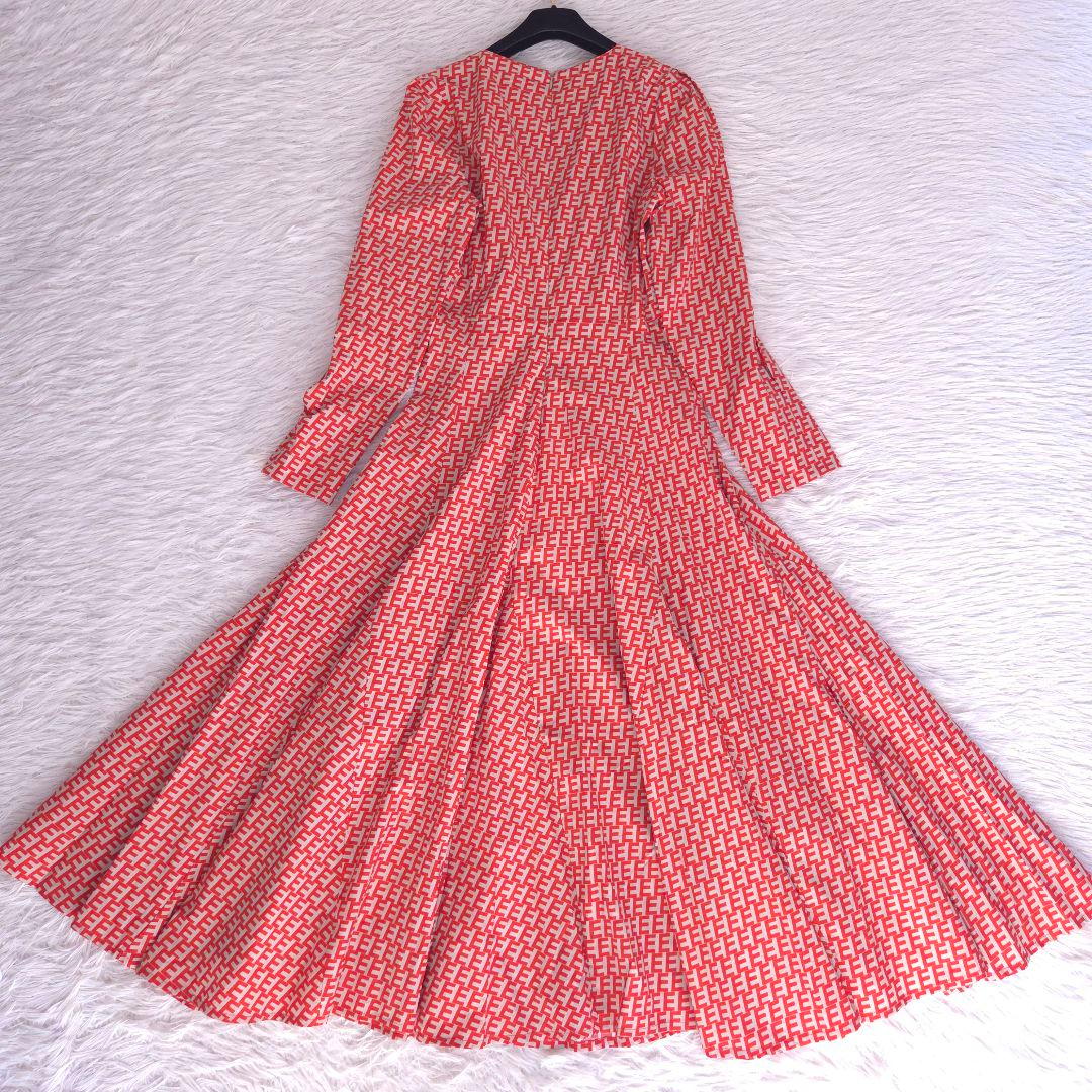 新品未使用 エリカカヴァリーニ ロングワンピース ドレス 上品