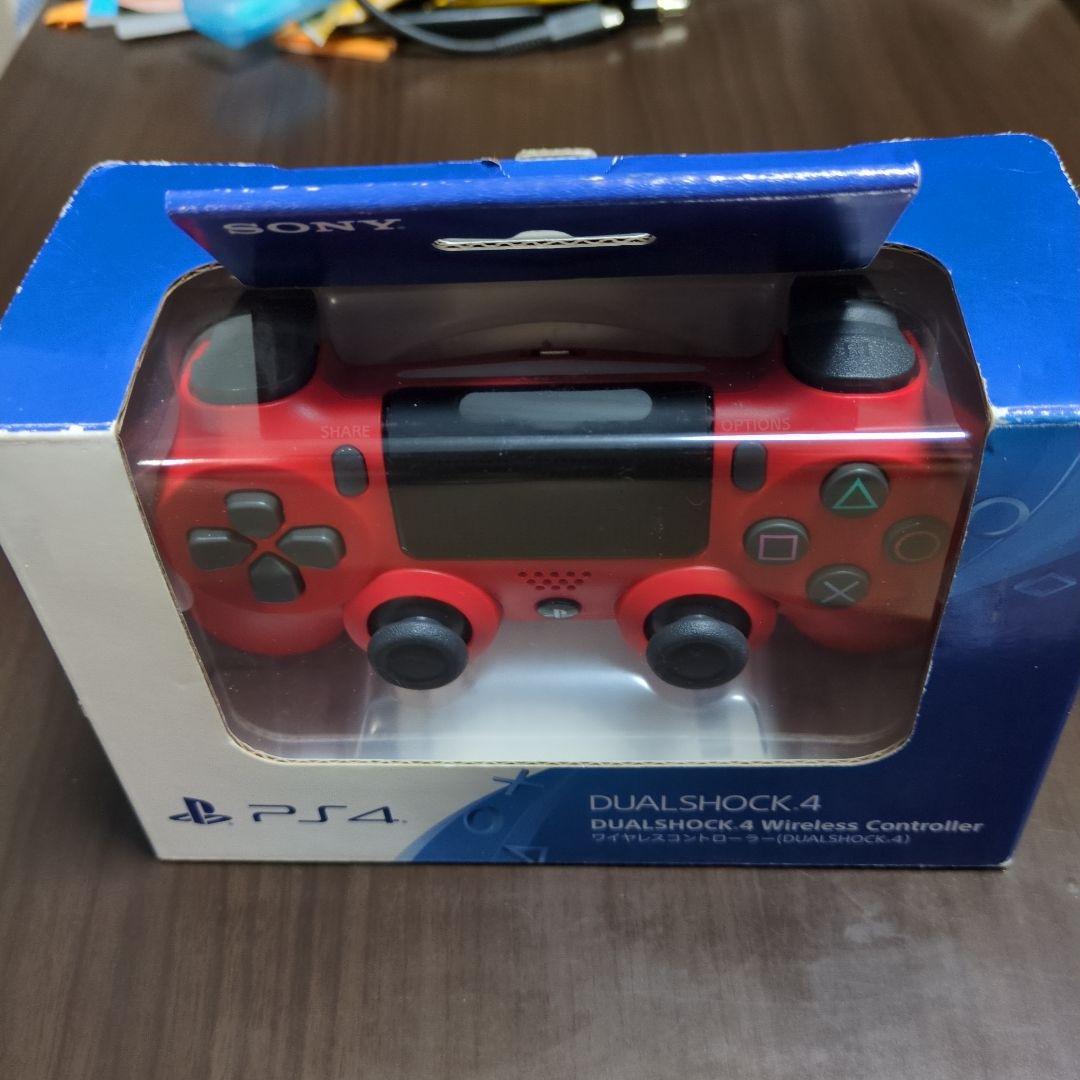 【純正品】PS4　コントローラー (DUALSHOCK 4) マグマ・レッド