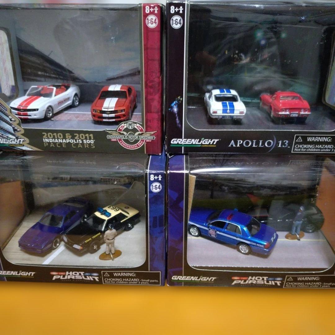 d*9様 Greenlight ミニカーセット 1/64　DIORAMAS