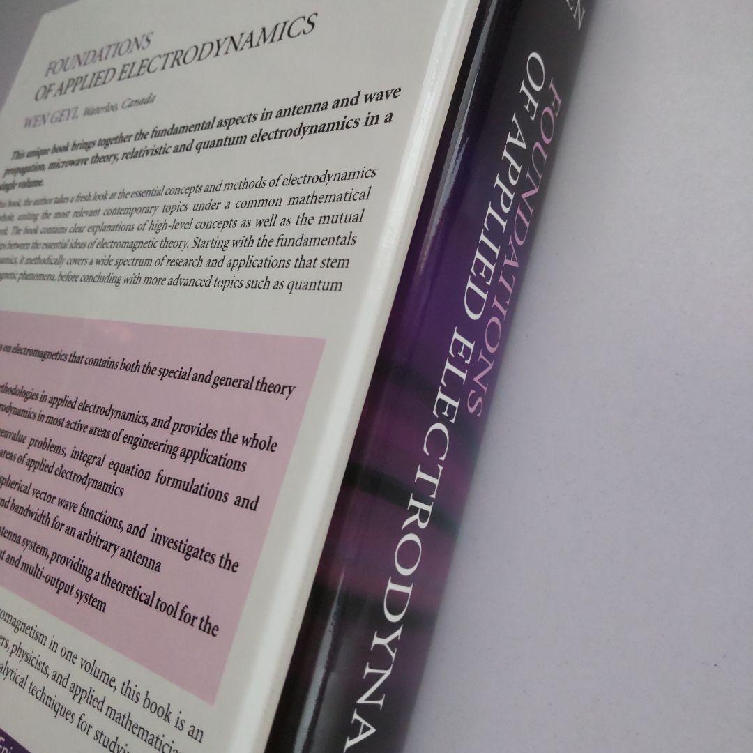 洋書 Foundations of Applied Electrodynamics