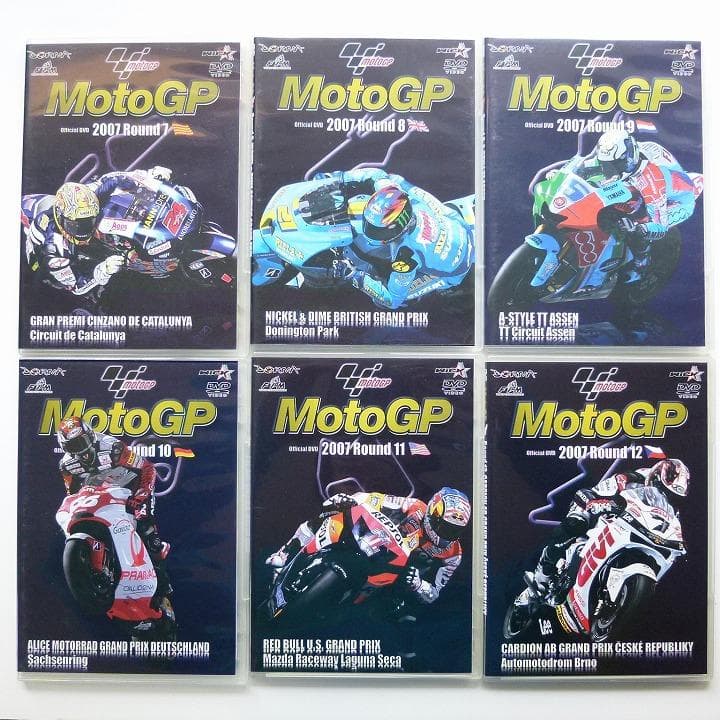 DVD MotoGP 2007 全18巻セット ストーナー ペドロサ ロッシ