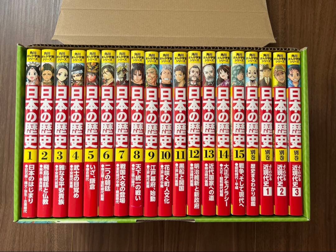 角川まんが学習シリーズ 日本の歴史 全15巻+別巻4冊定番セット